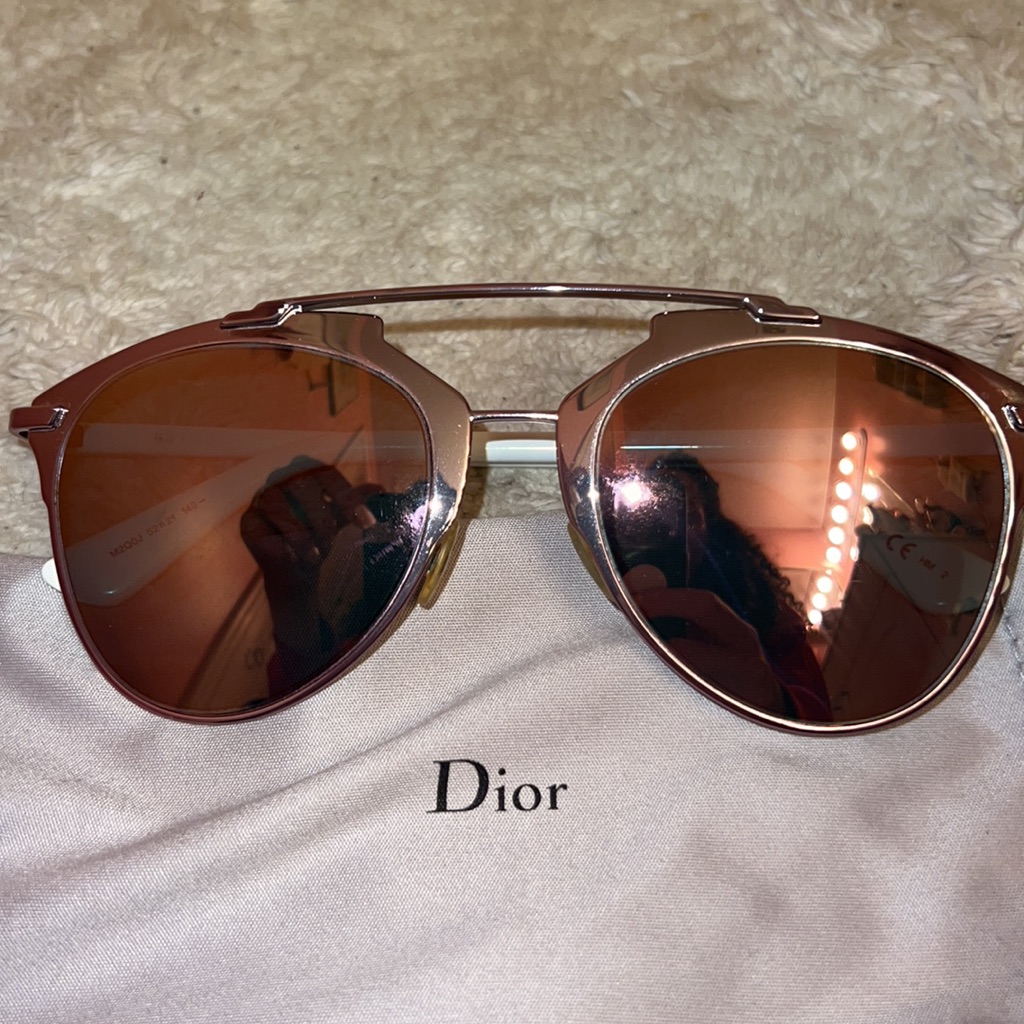 Dior Aviator Mirrored Sunglasses